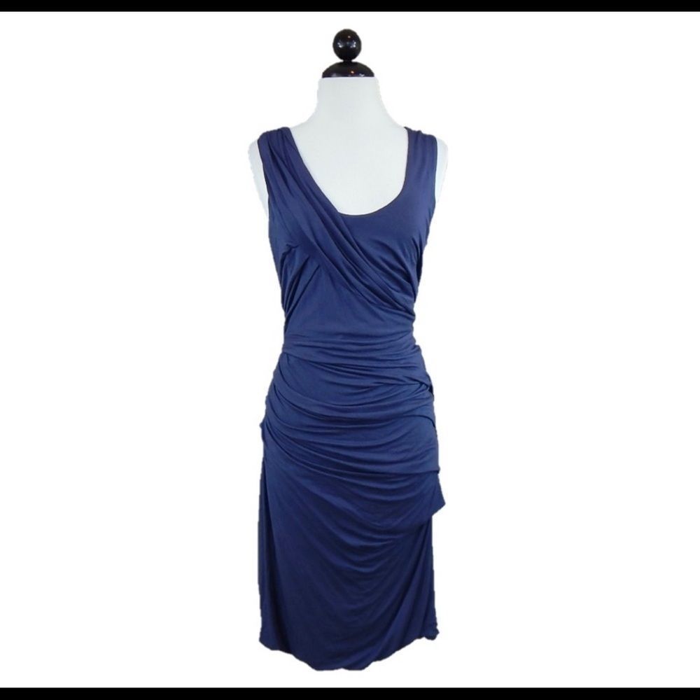 Anthropologie Deletta Rouched Dress